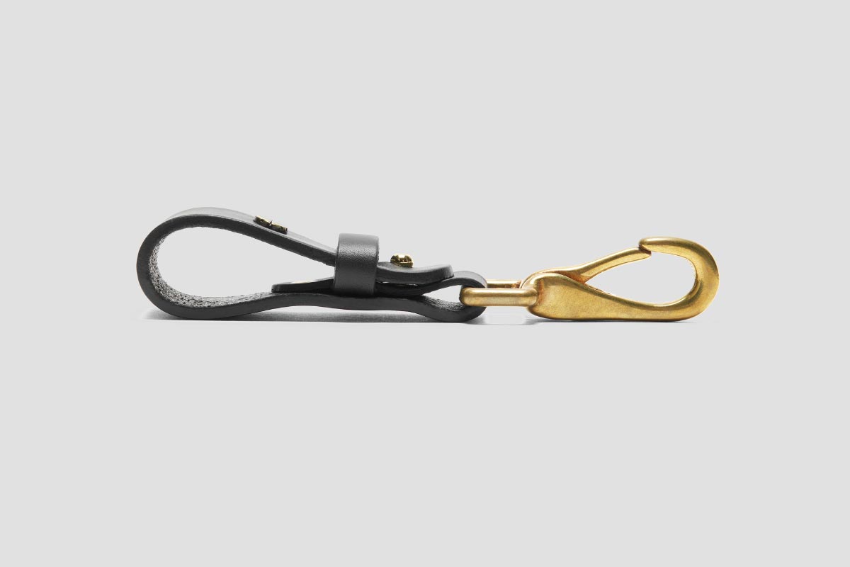 Solid Brass Clip keeps keys secure. Cast in the England.