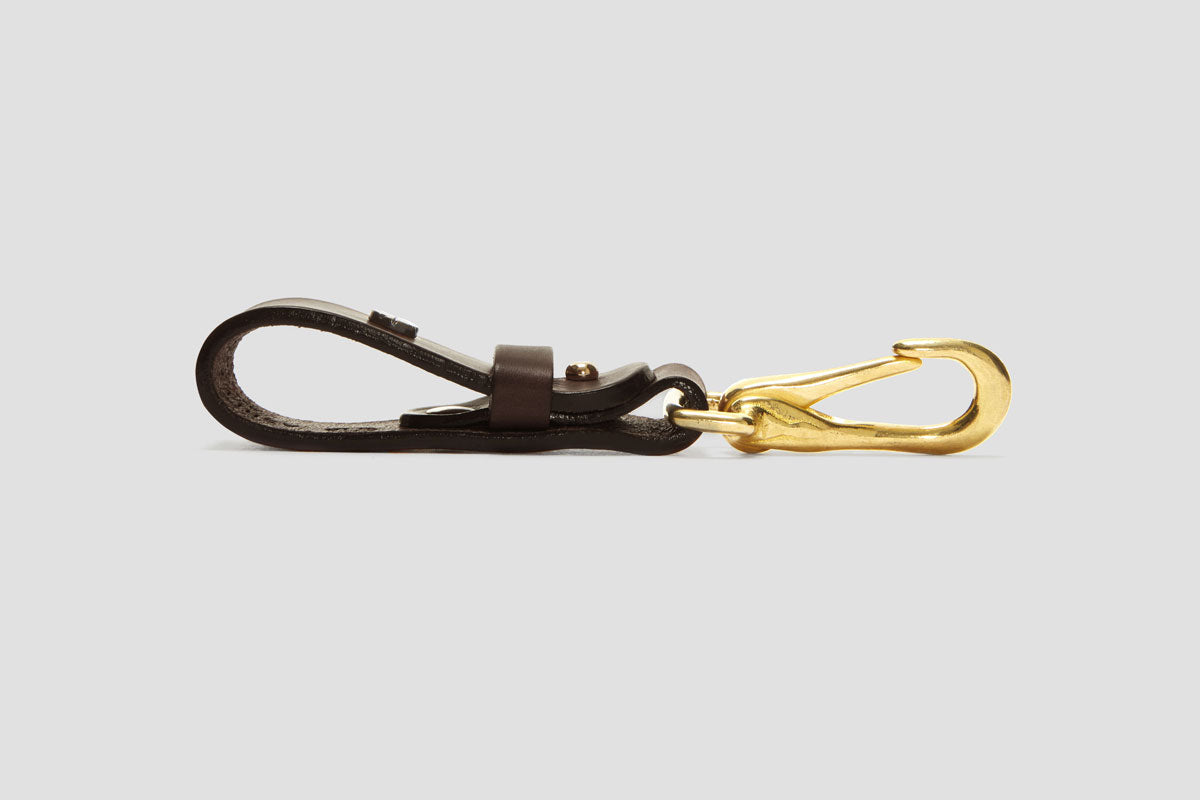Solid Brass Clip keeps keys secure. Cast in the England.