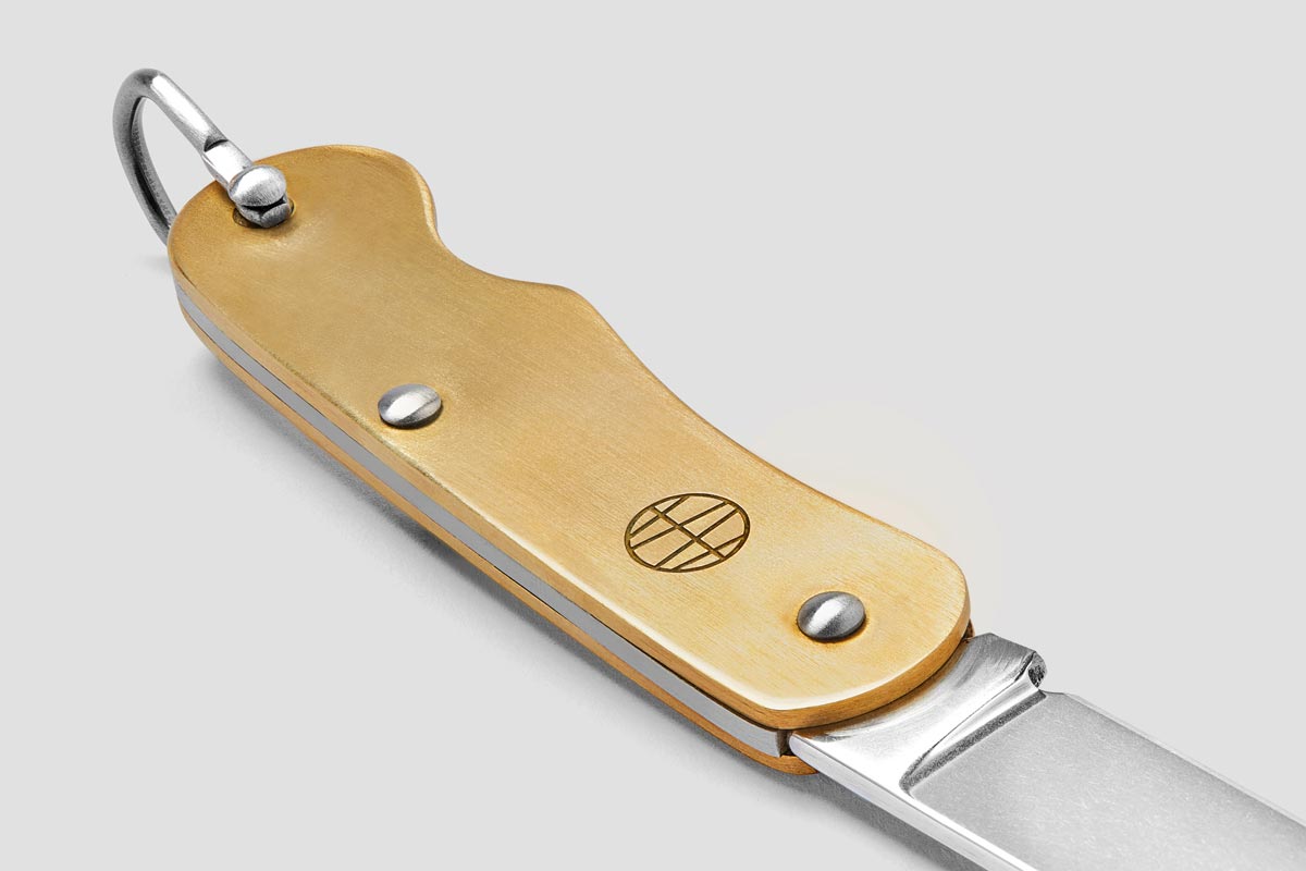 Brass scales develop an individual patina that records the trips you’ve been on.