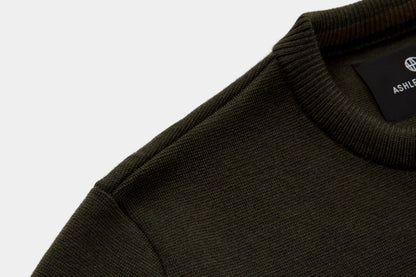 Warm without the bulk. The Cardington Knit is designed to pack easily.
