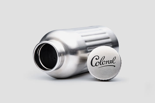 Vacuum insulated - keeps hot drinks hot + cold drinks cold. The ridged cap is easy to open. 