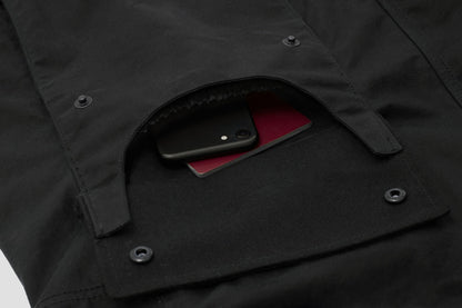 Elasticated document pocket keeps valuables to hand.