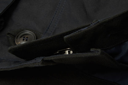 A double zip has a storm guard on the front and back to stop wind + rain.