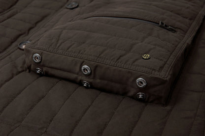 An expandable gusset doubles the amount the drop-pocket can store.