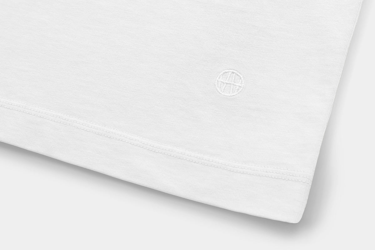 250 g/m Pre-Shrunk Organic Cotton. Finished With Embroidered Monogram.