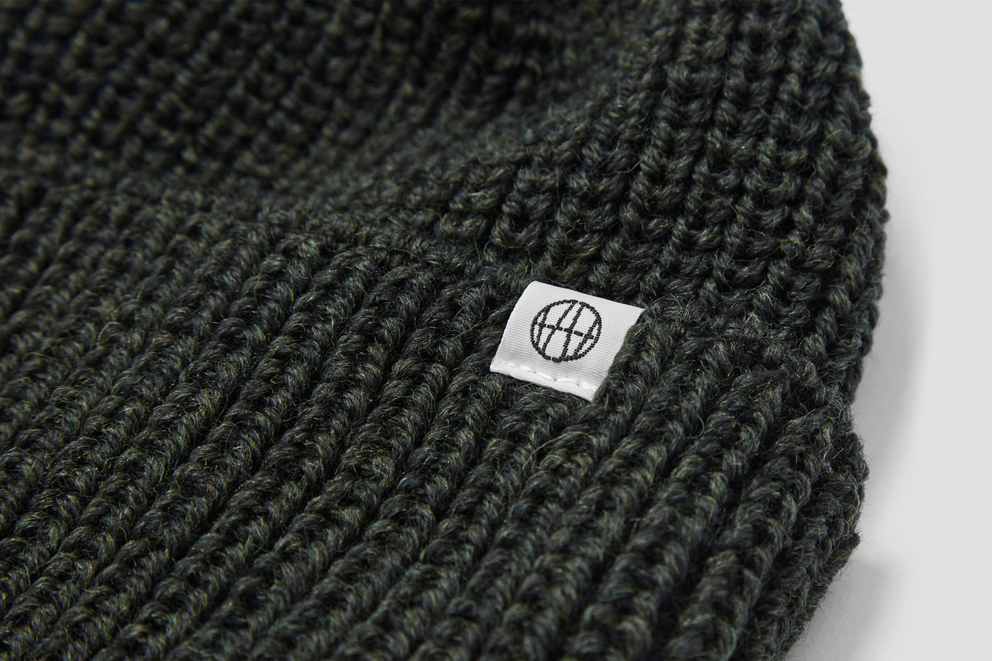 Finished with our signature monogram label - woven on a vintage shuttle loom.