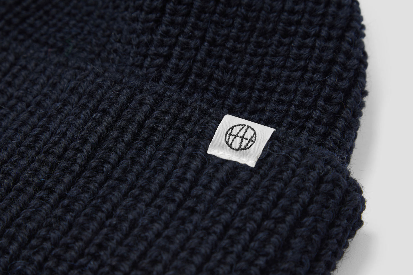 Finished with our signature monogram label - woven on a vintage shuttle loom.