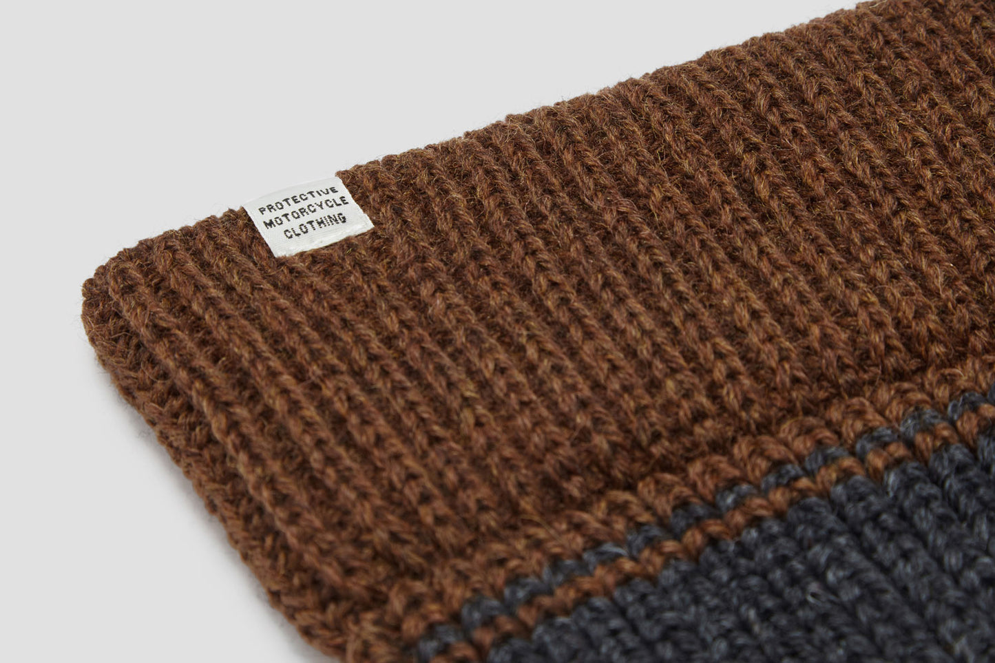 A ‘locator’ stitch around the base ensures the turn-over folds in the right place.