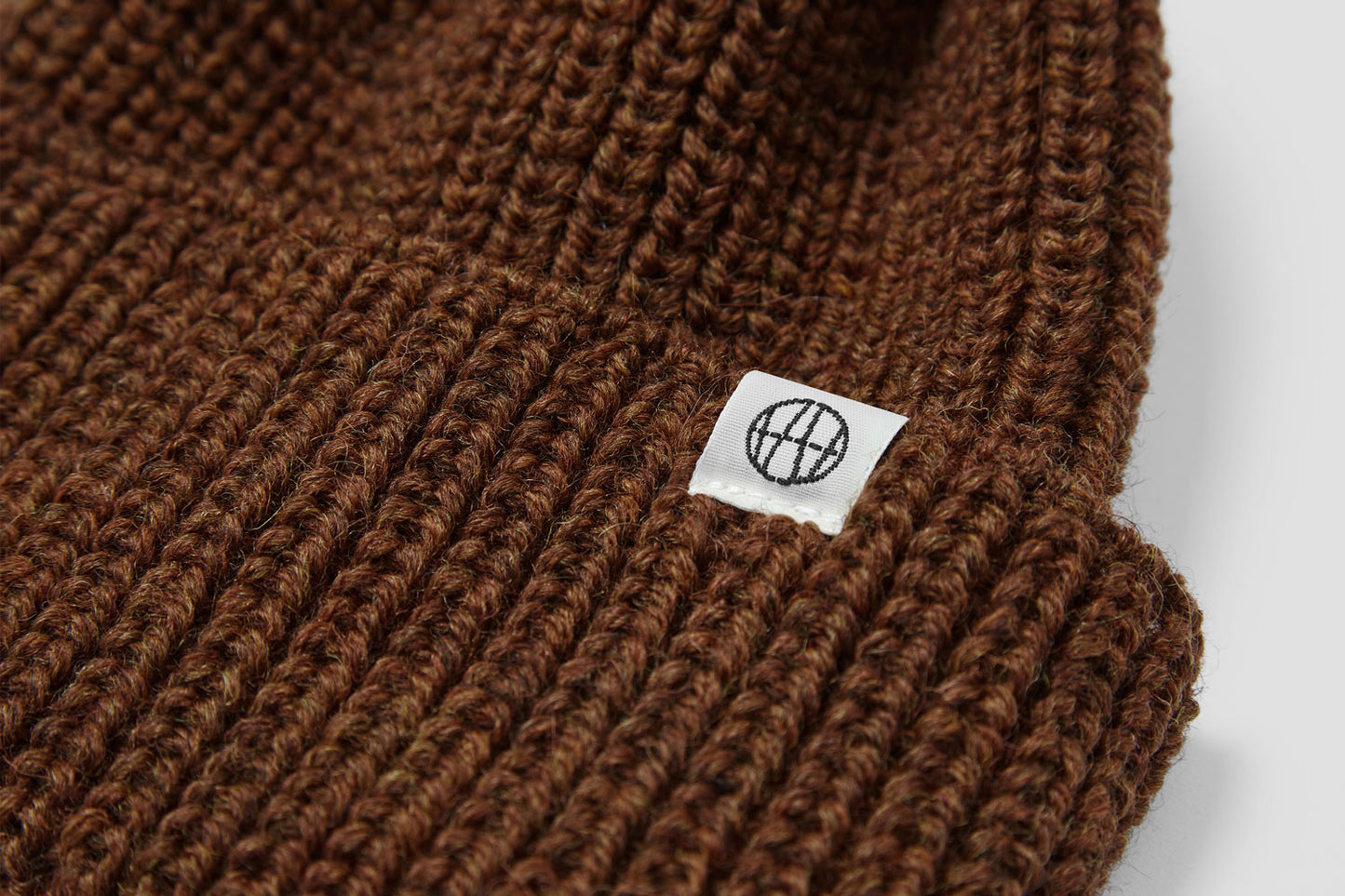 Finished with our signature monogram label - woven on a vintage shuttle loom.