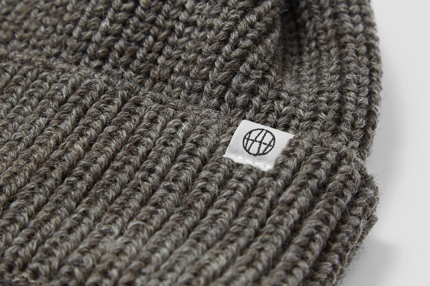 Finished with our signature monogram label - woven on a vintage shuttle loom.