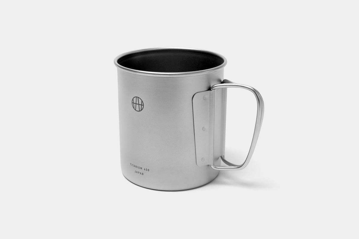 With a 450ml capacity, this cup is made from ultra-strong Japanese Titanium and only weighs 70g.