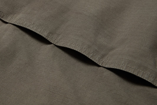 Vent across the back allows air to circulate. This works like an inbuilt thermostat, regulating body temperature.